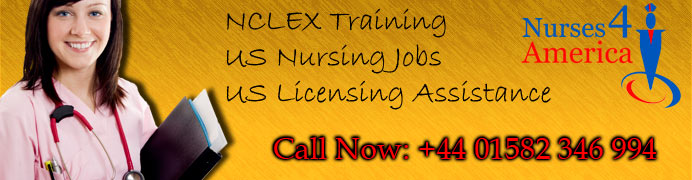 Nurses4America Banner US Nursing Jobs US Nurse Licensing NCLEX Training